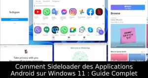 Comment Sideloader des Applications Android sur Windows 11 : Guide Complet