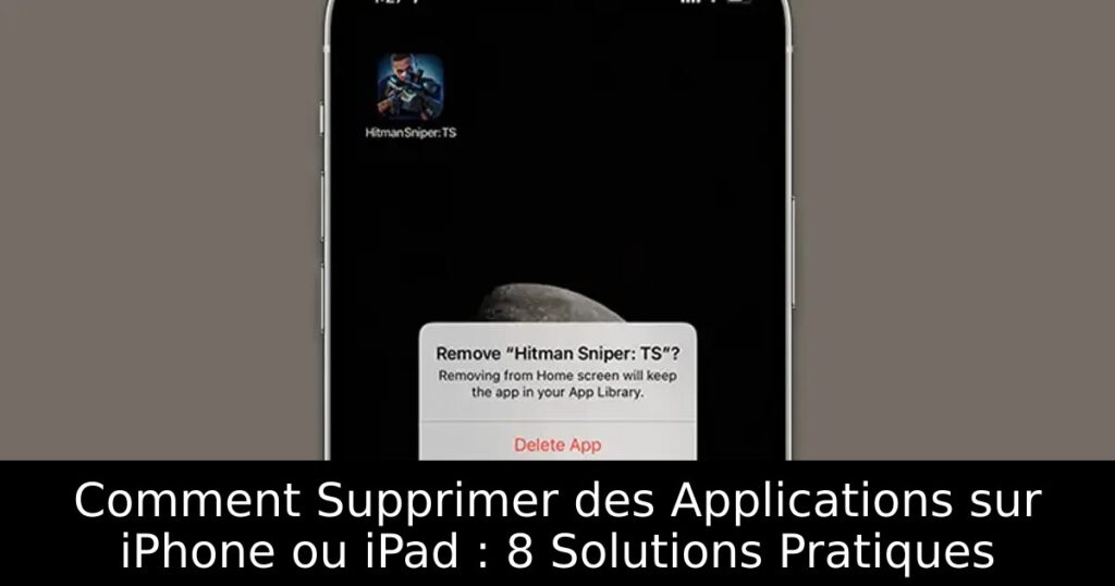 Comment Supprimer des Applications sur iPhone ou iPad : 8 Solutions Pratiques
