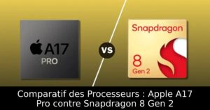 Comparatif des Processeurs : Apple A17 Pro contre Snapdragon 8 Gen 2