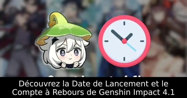 Découvrez la Date de Lancement et le Compte à Rebours de Genshin Impact 4.1