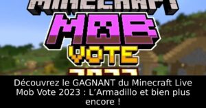 Découvrez le GAGNANT du Minecraft Live Mob Vote 2023 : L’Armadillo et bien plus encore !