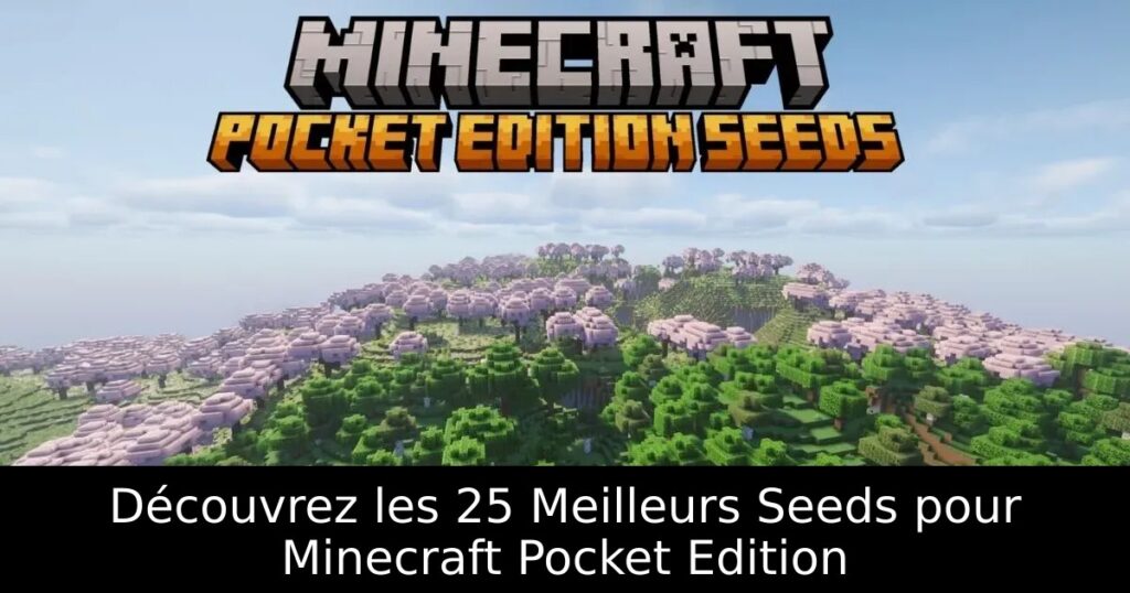 Découvrez les 25 Meilleurs Seeds pour Minecraft Pocket Edition