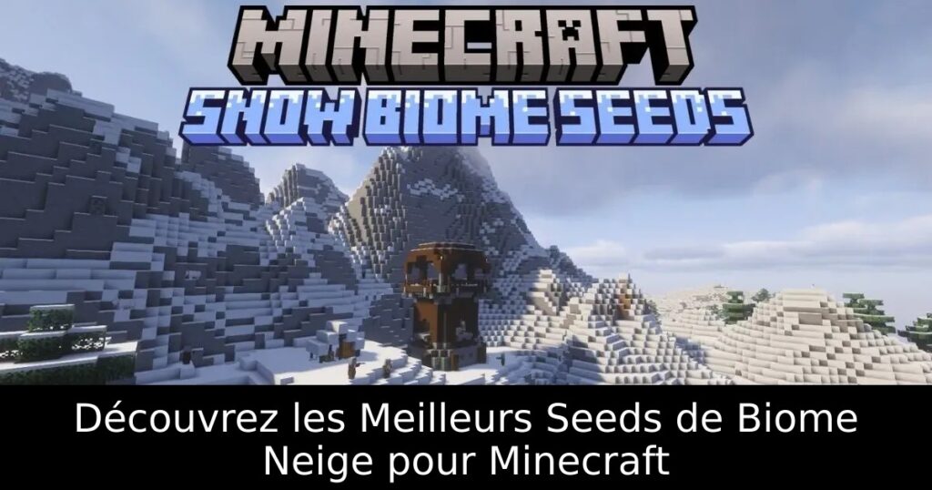 Découvrez les Meilleurs Seeds de Biome Neige pour Minecraft