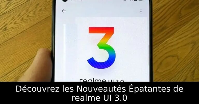 Découvrez les Nouveautés Épatantes de realme UI 3.0