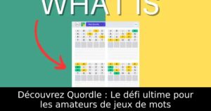 Découvrez Quordle : Le défi ultime pour les amateurs de jeux de mots