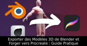 Exporter des Modèles 3D de Blender et Forger vers Procreate : Guide Pratique