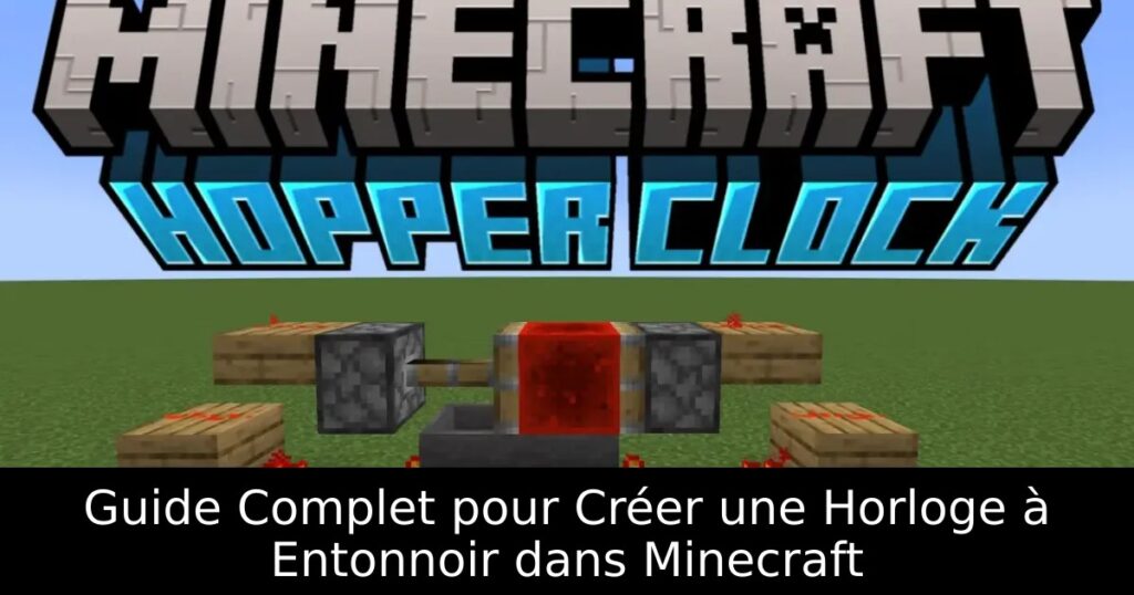 Guide Complet pour Créer une Horloge à Entonnoir dans Minecraft