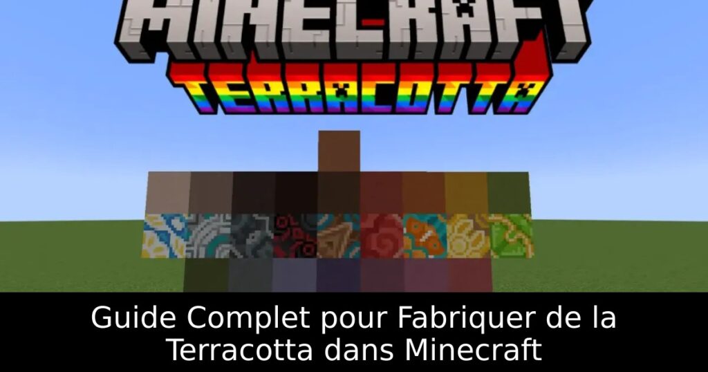 Guide Complet pour Fabriquer de la Terracotta dans Minecraft