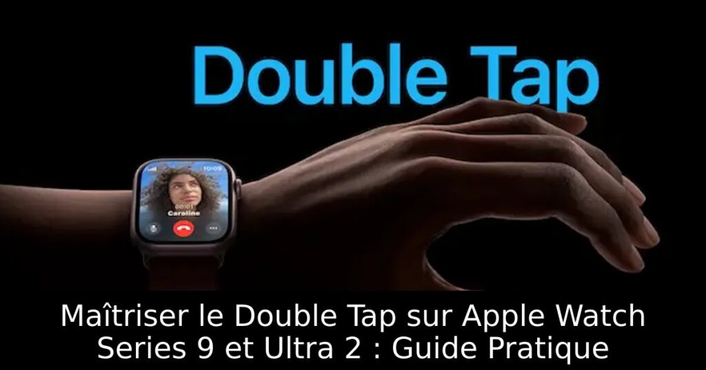 Maîtriser le Double Tap sur Apple Watch Series 9 et Ultra 2 : Guide Pratique