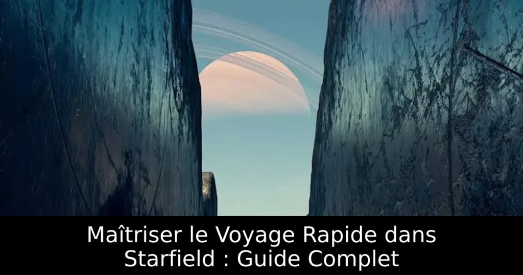 Maîtriser le Voyage Rapide dans Starfield : Guide Complet