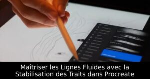 Maîtriser les Lignes Fluides avec la Stabilisation des Traits dans Procreate