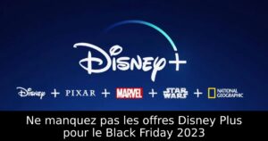 Ne manquez pas les offres Disney Plus pour le Black Friday 2023