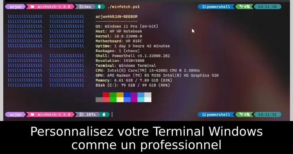 Personnalisez votre Terminal Windows comme un professionnel