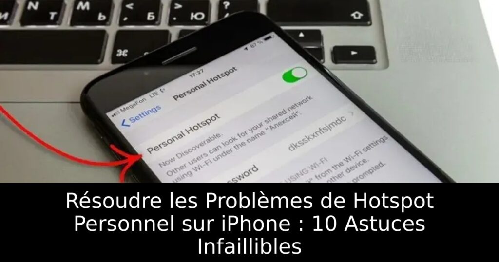 Résoudre les Problèmes de Hotspot Personnel sur iPhone : 10 Astuces Infaillibles