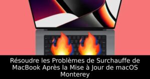 Résoudre les Problèmes de Surchauffe de MacBook Après la Mise à Jour de macOS Monterey