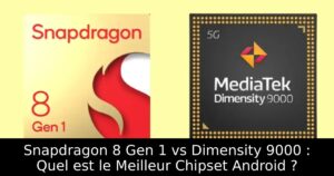 Snapdragon 8 Gen 1 vs Dimensity 9000 : Quel est le Meilleur Chipset Android ?