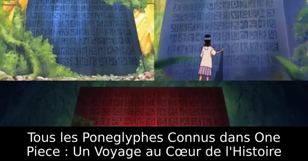 Tous les Poneglyphes Connus dans One Piece : Un Voyage au Cœur de l&rsquo;Histoire