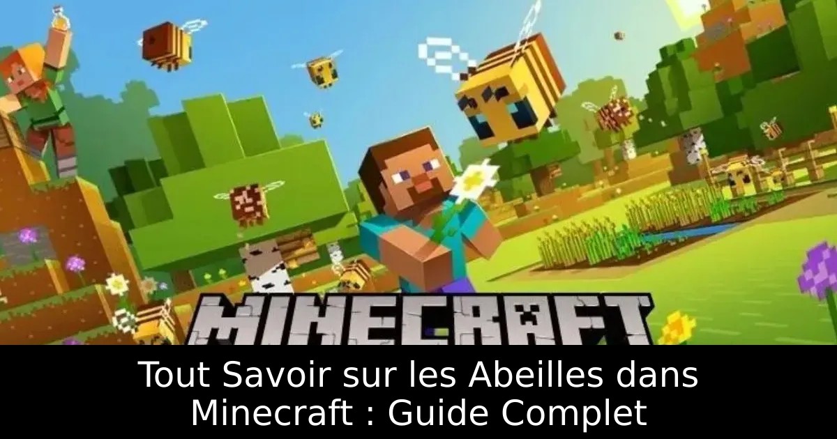 Tout Savoir sur les Abeilles dans Minecraft : Guide Complet