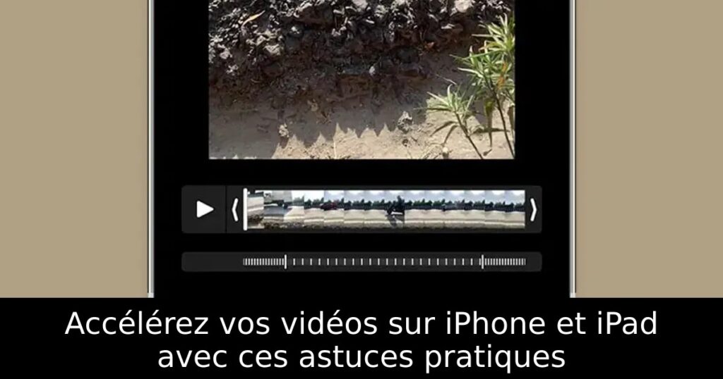 Accélérez vos vidéos sur iPhone et iPad avec ces astuces pratiques