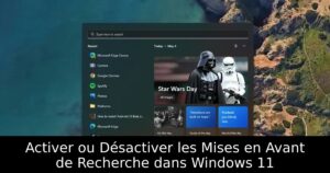 Activer ou Désactiver les Mises en Avant de Recherche dans Windows 11