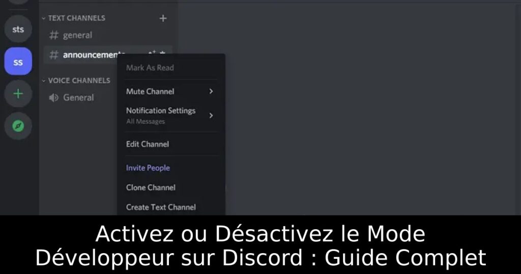 Activez ou Désactivez le Mode Développeur sur Discord : Guide Complet