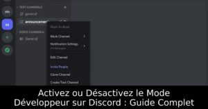 Activez ou Désactivez le Mode Développeur sur Discord : Guide Complet