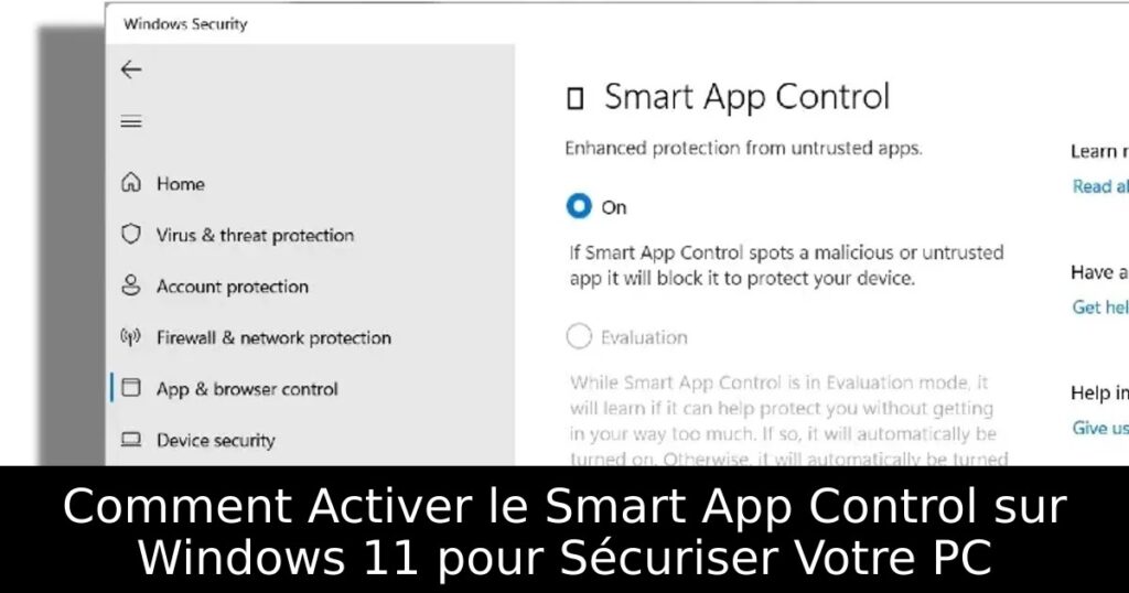 Comment Activer le Smart App Control sur Windows 11 pour Sécuriser Votre PC