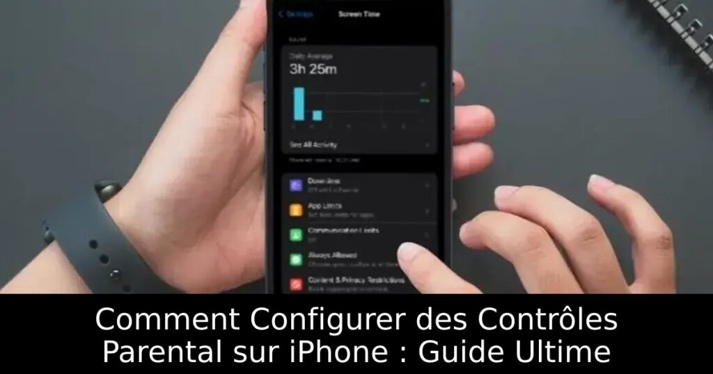 Comment Configurer des Contrôles Parental sur iPhone : Guide Ultime