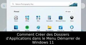 Comment Créer des Dossiers d&rsquo;Applications dans le Menu Démarrer de Windows 11