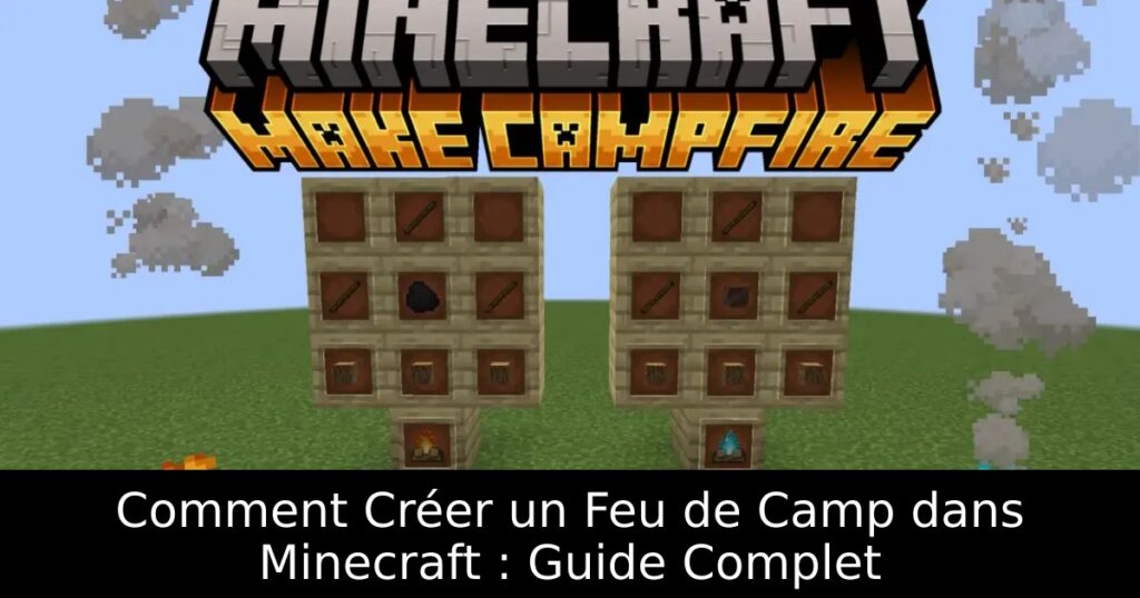 Comment Créer un Feu de Camp dans Minecraft : Guide Complet