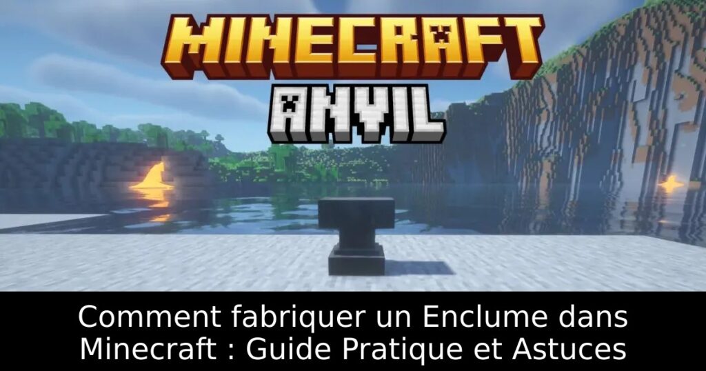 Comment fabriquer un Enclume dans Minecraft : Guide Pratique et Astuces