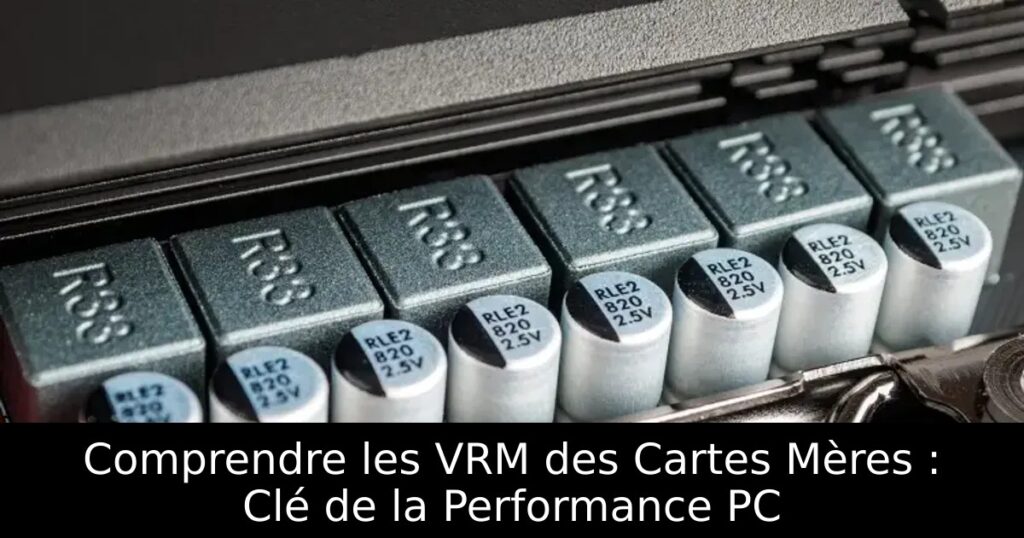 Comprendre les VRM des Cartes Mères : Clé de la Performance PC
