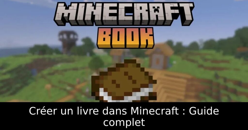 Créer un livre dans Minecraft : Guide complet