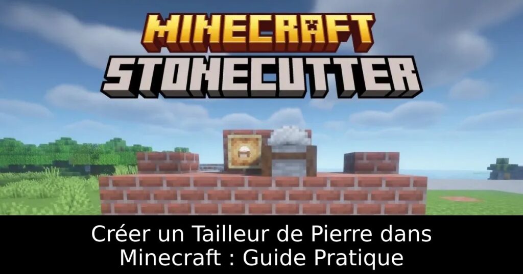Créer un Tailleur de Pierre dans Minecraft : Guide Pratique