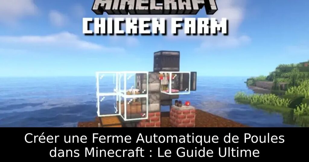 Créer une Ferme Automatique de Poules dans Minecraft : Le Guide Ultime