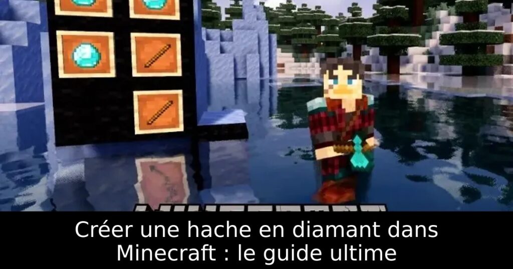 Créer une hache en diamant dans Minecraft : le guide ultime
