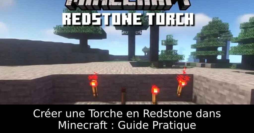 Créer une Torche en Redstone dans Minecraft : Guide Pratique