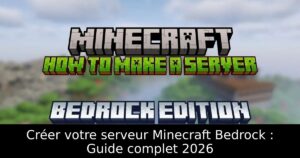 Créer votre serveur Minecraft Bedrock : Guide complet 2026