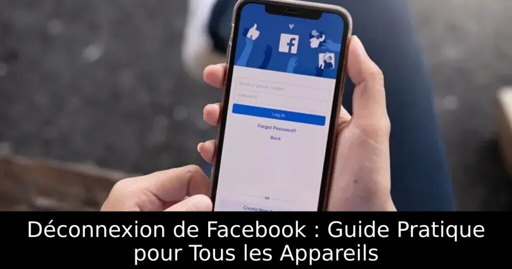 Déconnexion de Facebook : Guide Pratique pour Tous les Appareils