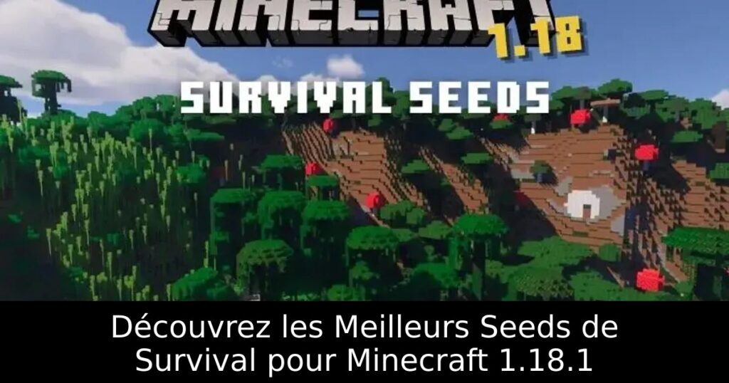 Découvrez les Meilleurs Seeds de Survival pour Minecraft 1.18.1