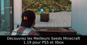 Découvrez les Meilleurs Seeds Minecraft 1.19 pour PS5 et Xbox