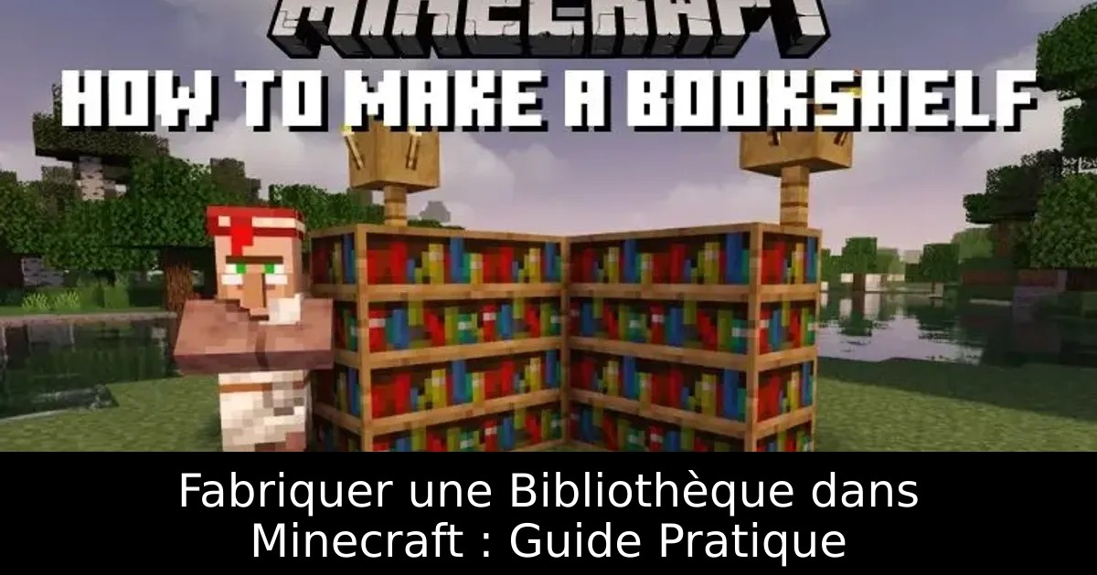 Fabriquer une Bibliothèque dans Minecraft : Guide Pratique