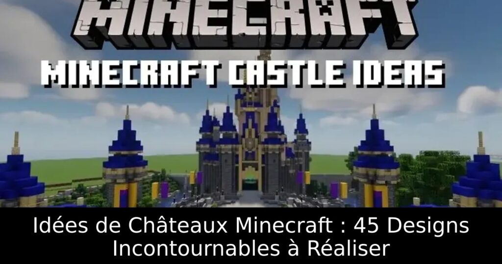 Idées de Châteaux Minecraft : 45 Designs Incontournables à Réaliser