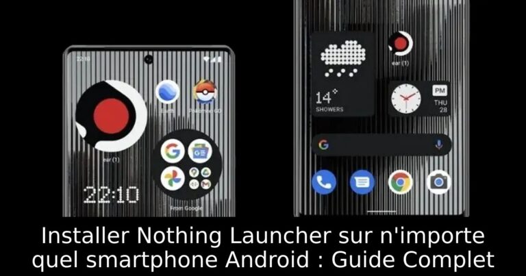 Installer Nothing Launcher sur n&rsquo;importe quel smartphone Android : Guide Complet