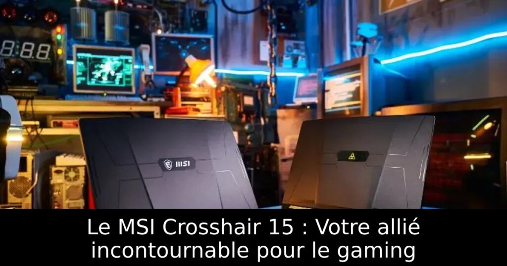 Le MSI Crosshair 15 : Votre allié incontournable pour le gaming