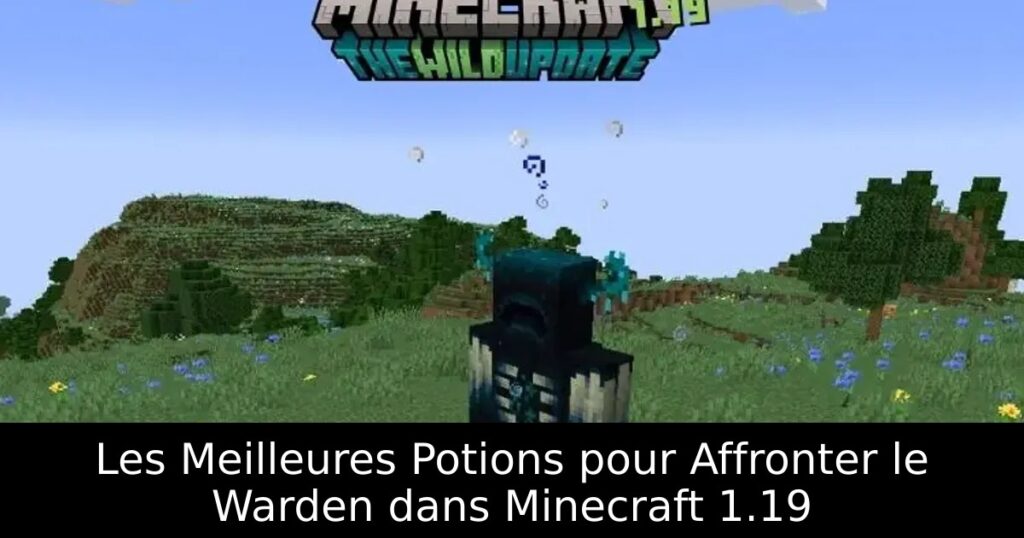 Les Meilleures Potions pour Affronter le Warden dans Minecraft 1.19
