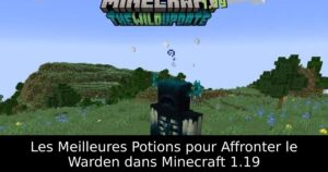 Les Meilleures Potions pour Affronter le Warden dans Minecraft 1.19