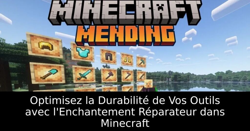 Optimisez la Durabilité de Vos Outils avec l&rsquo;Enchantement Réparateur dans Minecraft