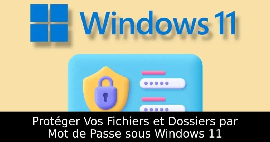 Protéger Vos Fichiers et Dossiers par Mot de Passe sous Windows 11