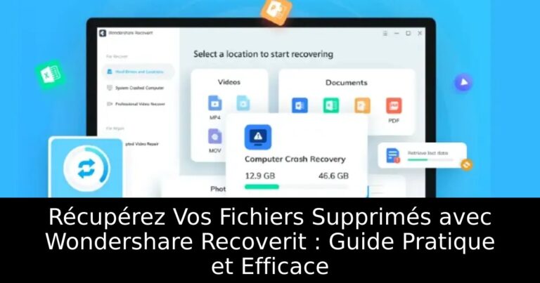 Récupérer des fichiers supprimés sous Windows 11 : Corbeille, sauvegarde et WinFR